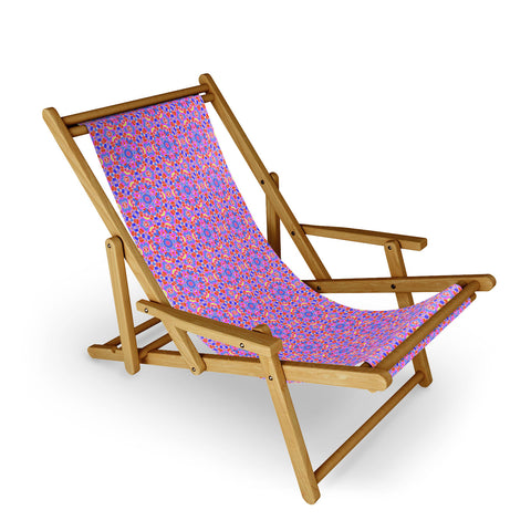 Kaleiope Studio Vibrant Ornate Tiling Pattern Sling Chair