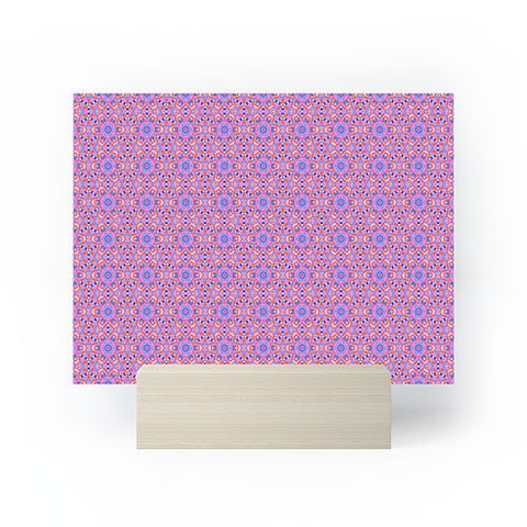 Kaleiope Studio Vibrant Ornate Tiling Pattern Mini Art Print