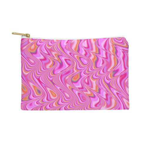 Kaleiope Studio Vibrant Pink Waves Pouch