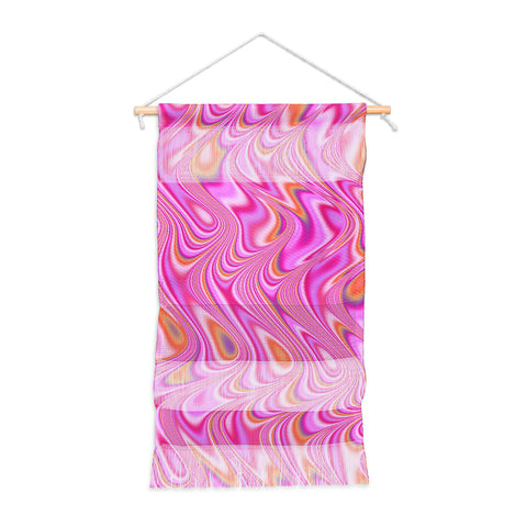 Kaleiope Studio Vibrant Pink Waves Wall Hanging Portrait