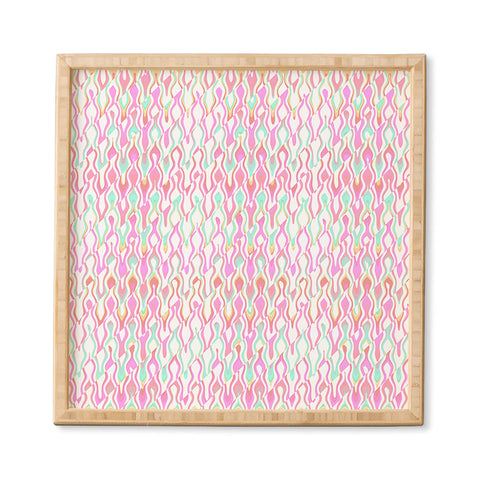 Kaleiope Studio Vibrant Trippy Groovy Pattern Framed Wall Art