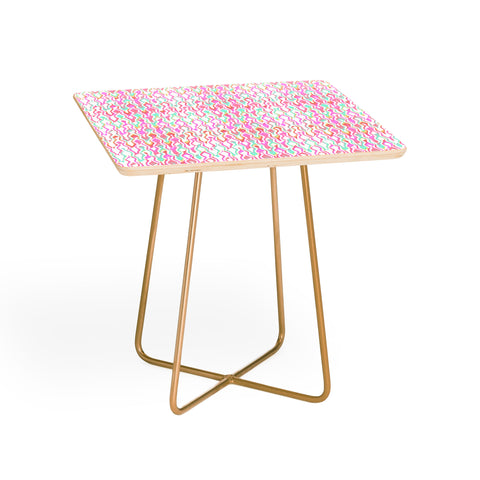 Kaleiope Studio Vibrant Trippy Groovy Pattern Side Table