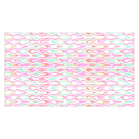 Kaleiope Studio Vibrant Trippy Groovy Pattern Tablecloth