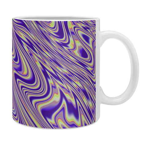 Kaleiope Studio Vivid Purple and Yellow Swirls Coffee Mug