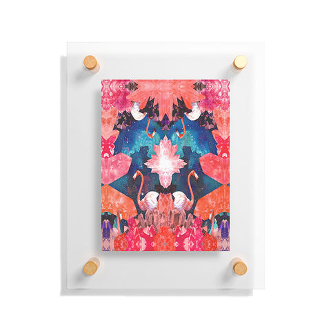 Kangarui Crystal Flamingo Floating Acrylic Print