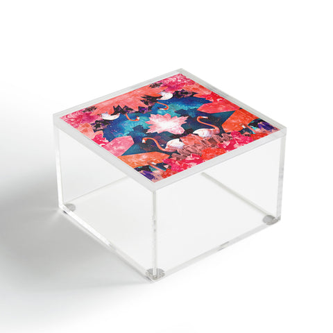 Kangarui Crystal Flamingo Acrylic Box