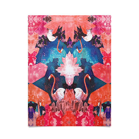 Kangarui Crystal Flamingo Poster
