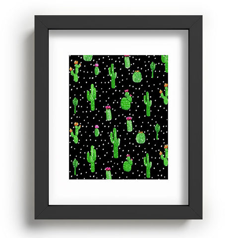 Kangarui Dotted Cactus Recessed Framing Rectangle