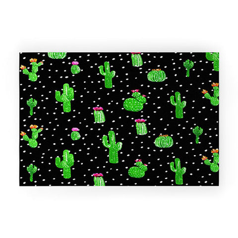 Kangarui Dotted Cactus Welcome Mat