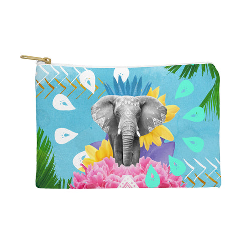 Kangarui Elephant Festival Blue Pouch