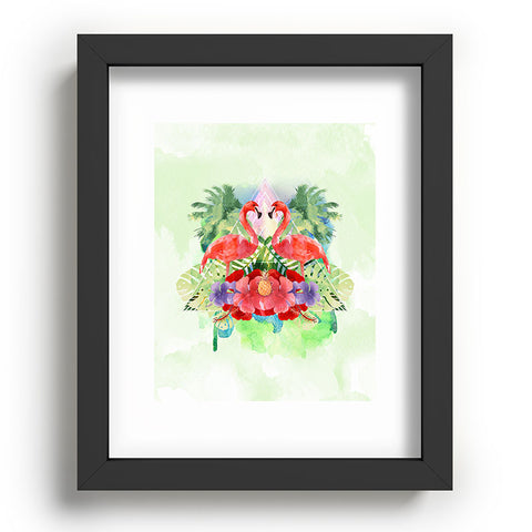 Kangarui Exotic Flamingo Recessed Framing Rectangle