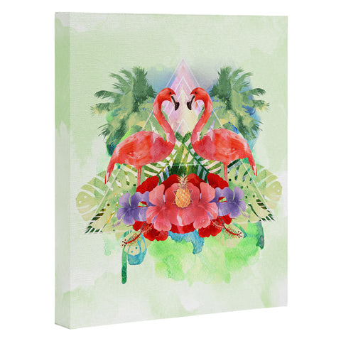 Kangarui Exotic Flamingo Art Canvas