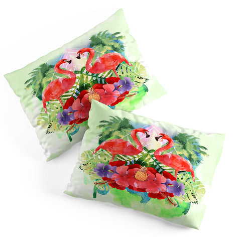 Kangarui Exotic Flamingo Pillow Shams