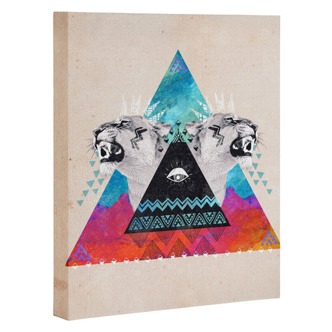 Kangarui Fierce Lion Art Canvas