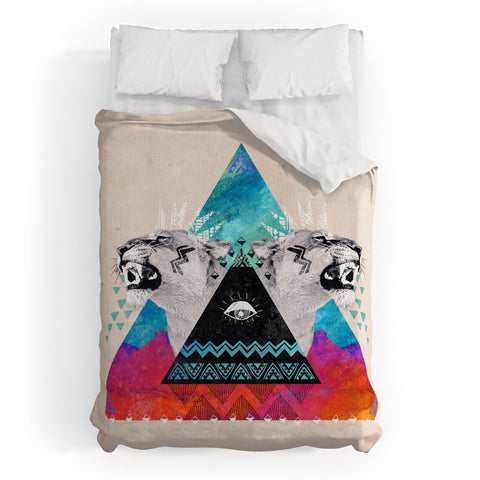 Kangarui Fierce Lion Duvet Cover