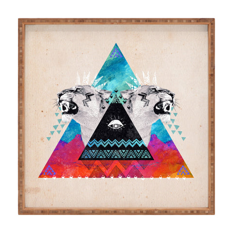 Kangarui Fierce Lion Square Tray