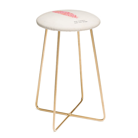 Kangarui Free Yourself Feather Counter Stool