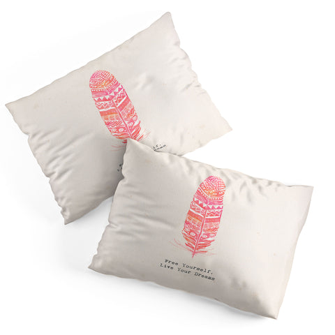Kangarui Free Yourself Feather Pillow Shams