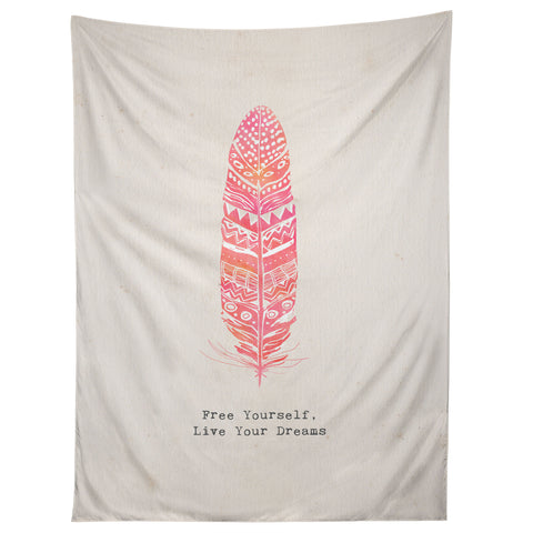 Kangarui Free Yourself Feather Tapestry