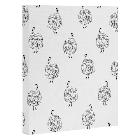 Kangarui Guinea Fowls On Safari Art Canvas
