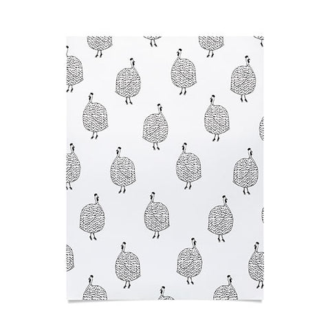 Kangarui Guinea Fowls On Safari Poster