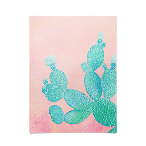 Kangarui Pastel Cactus Poster