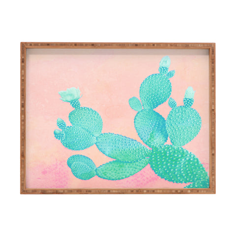 Kangarui Pastel Cactus Rectangular Tray