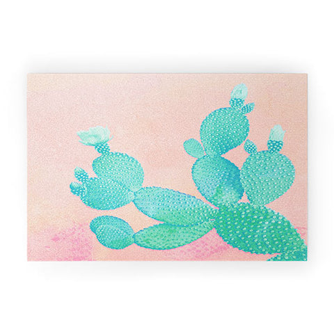 Kangarui Pastel Cactus Welcome Mat