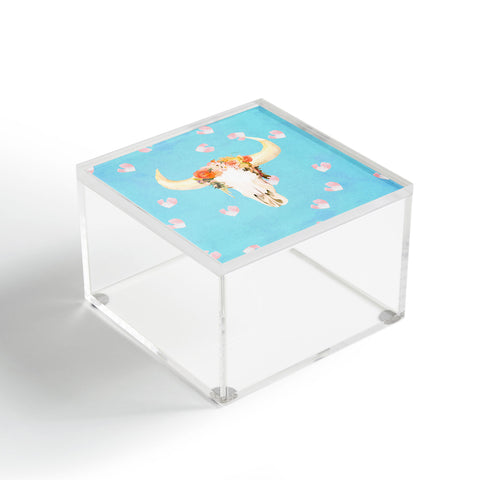 Kangarui Romantic Boho Buffalo II Acrylic Box