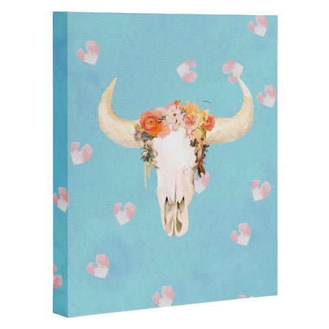 Kangarui Romantic Boho Buffalo II Art Canvas