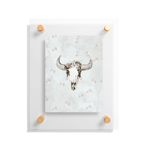 Kangarui Romantic Boho Buffalo III Floating Acrylic Print