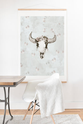 Kangarui Romantic Boho Buffalo III Art Print And Hanger