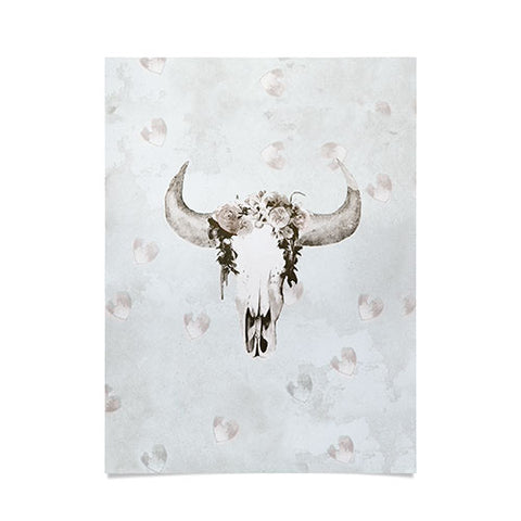 Kangarui Romantic Boho Buffalo III Poster