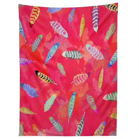 Kangarui Sunset Feathers Tapestry