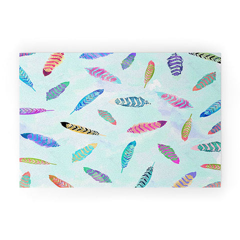 Kangarui Swimming Feathers Welcome Mat
