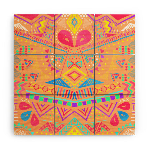 Kangarui Tribal Festival I Wood Wall Mural