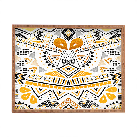 Kangarui Tribal Festival II Rectangular Tray