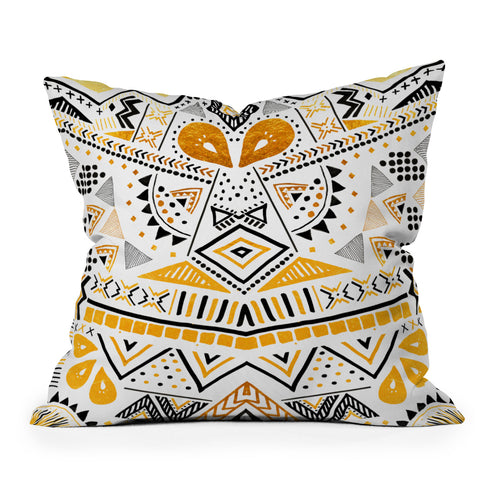 Kangarui Tribal Festival II Throw Pillow