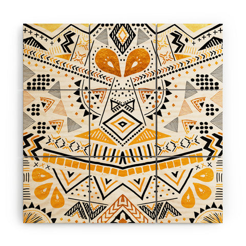 Kangarui Tribal Festival II Wood Wall Mural