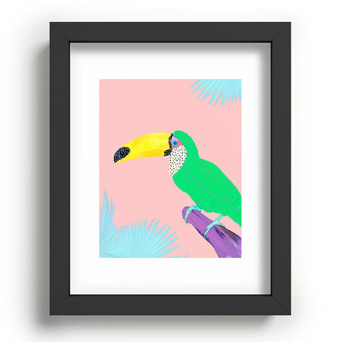 Kangarui Tropical Toucan Recessed Framing Rectangle