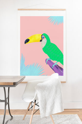Kangarui Tropical Toucan Art Print And Hanger