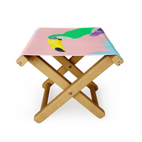 Kangarui Tropical Toucan Folding Stool