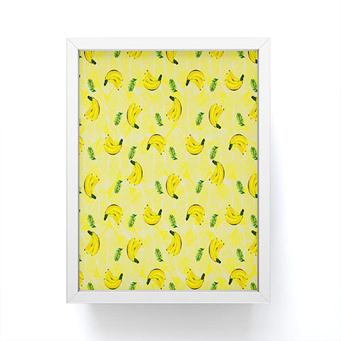 Kangarui Yellow Bananas Framed Mini Art Print
