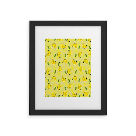 Kangarui Yellow Bananas Framed Art Print
