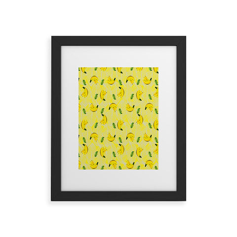 Kangarui Yellow Bananas Framed Art Print