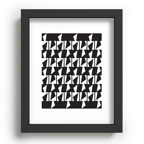 Karen Harris Bravo Black And White Recessed Framing Rectangle