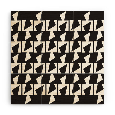 Karen Harris Bravo Black And White Wood Wall Mural