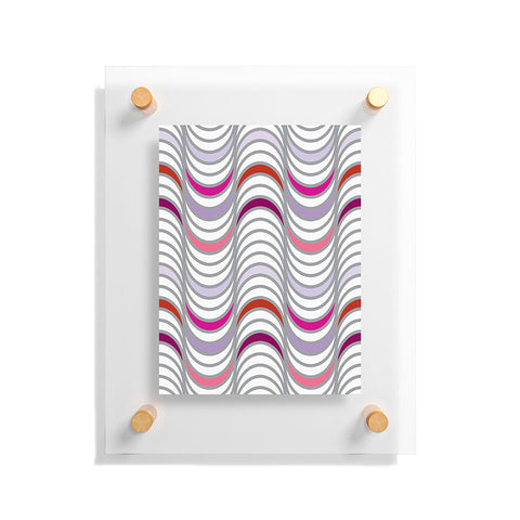 Karen Harris Candy Tidal Wave Floating Acrylic Print