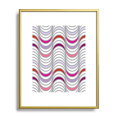 Karen Harris Candy Tidal Wave Metal Framed Art Print