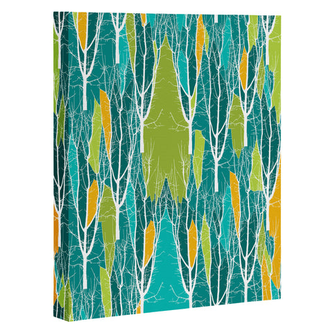 Karen Harris Citrus Multi What Forest Art Canvas